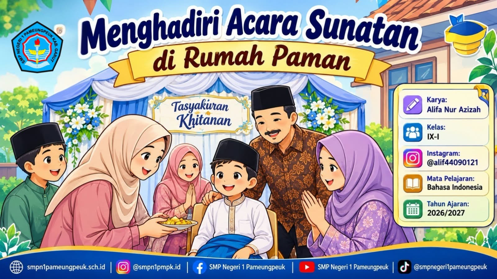 Menghadiri Acara Sunatan di Rumah Paman