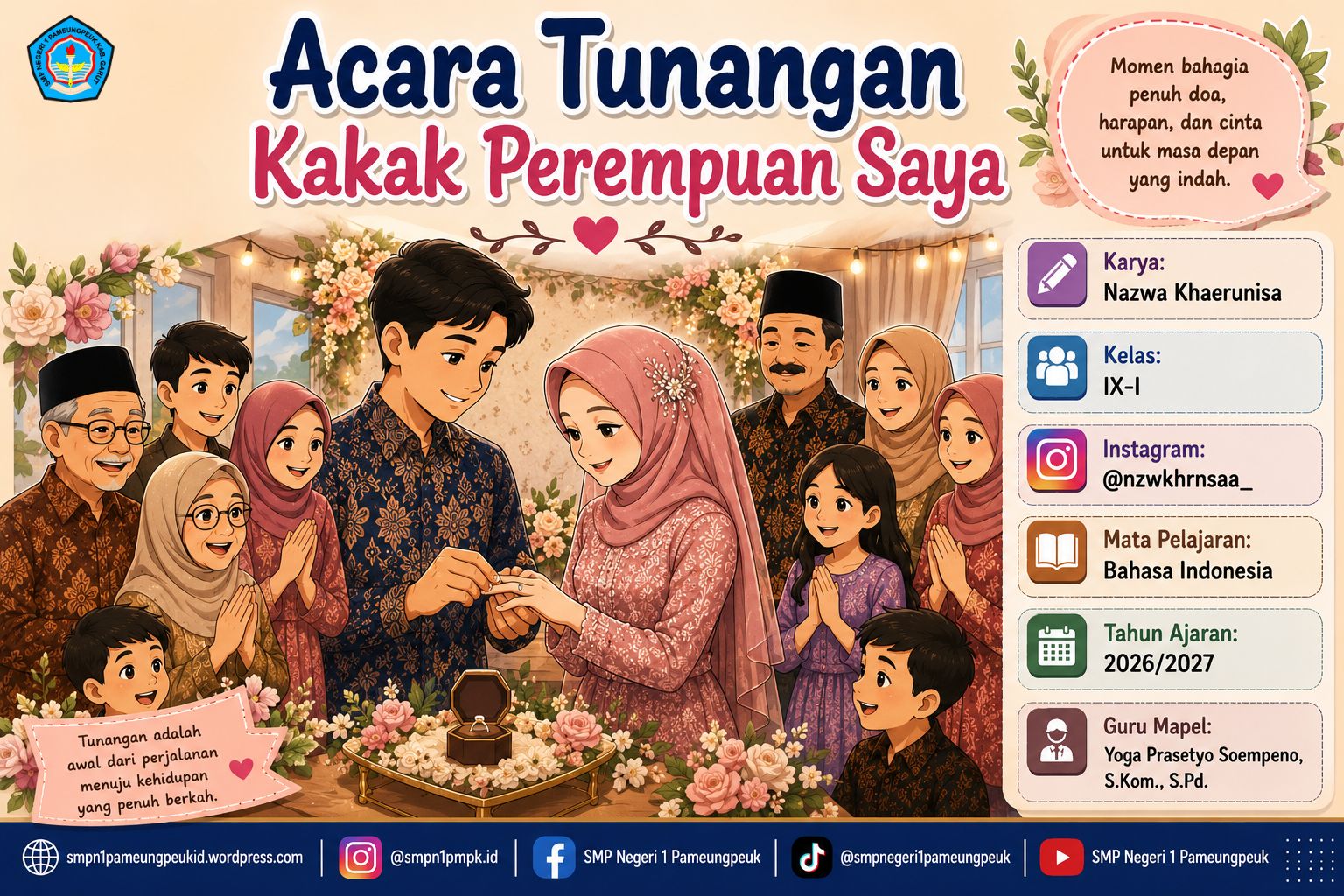 Acara Tunangan Kakak Perempuan Saya