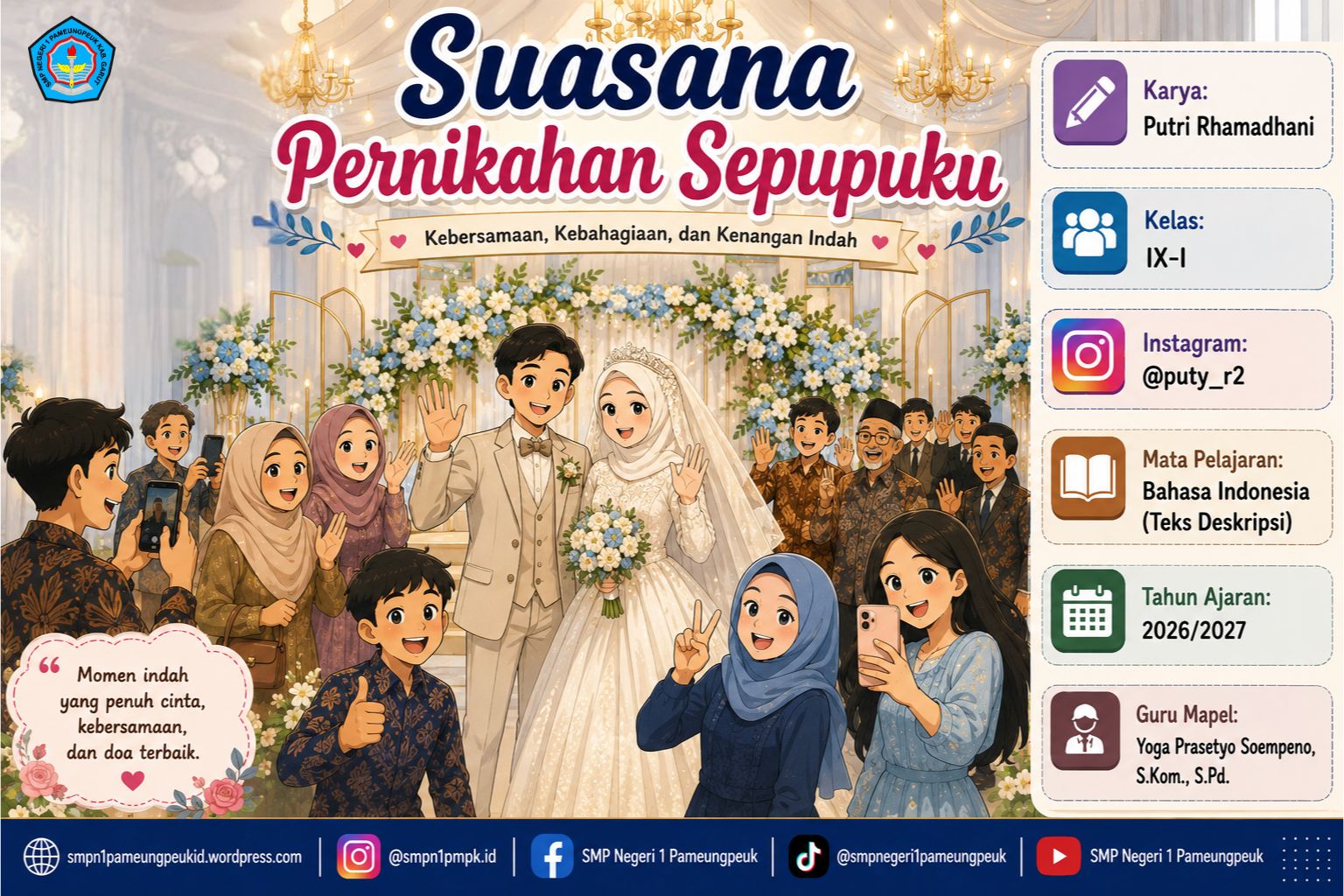 Suasana Pernikahan Sepupuku